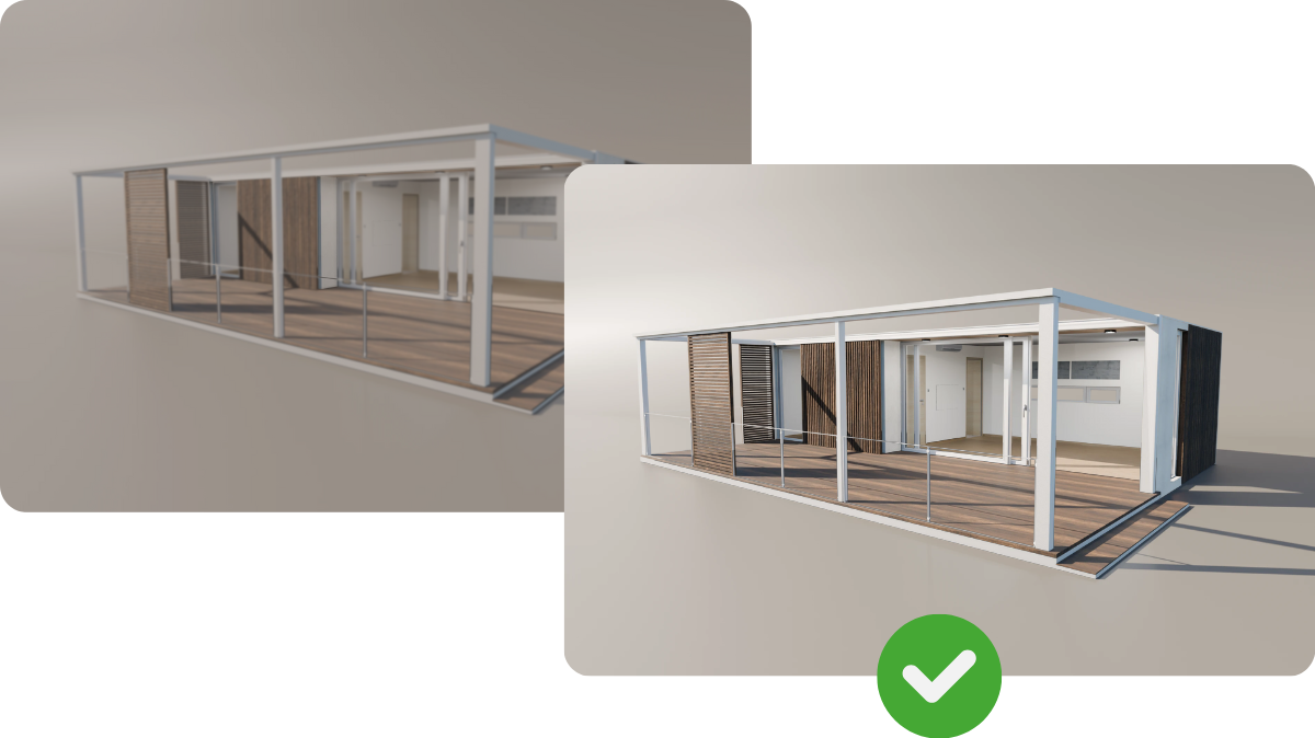 Use high quality images in your configurator for best results.